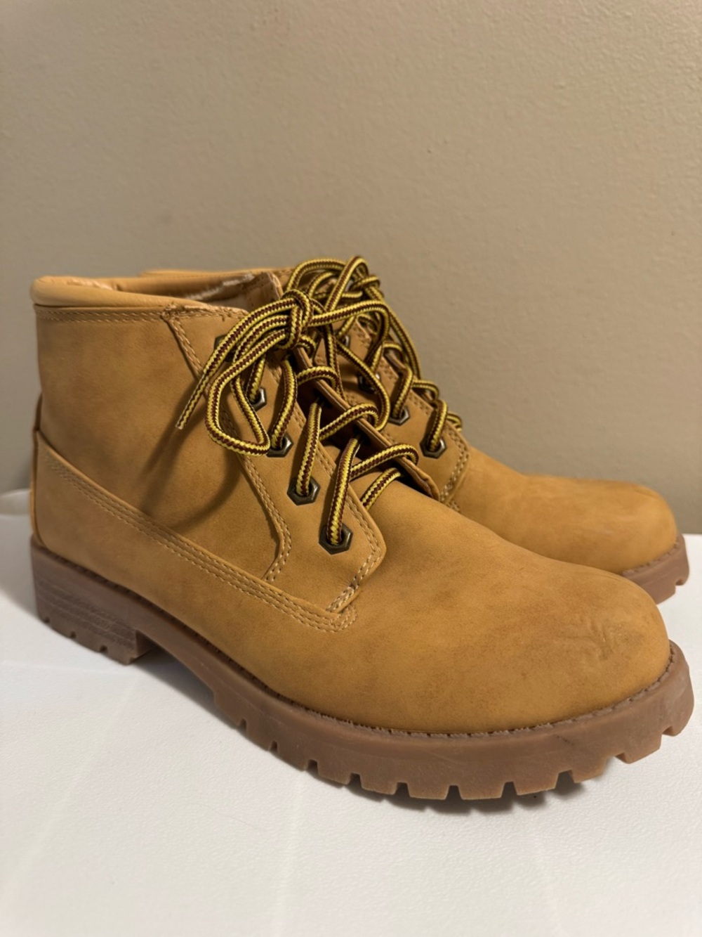 Joe Boxer Work Boot Style Ankle Boots